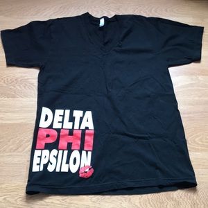 Delta Phi Epsilon V-Neck T-Shirt
